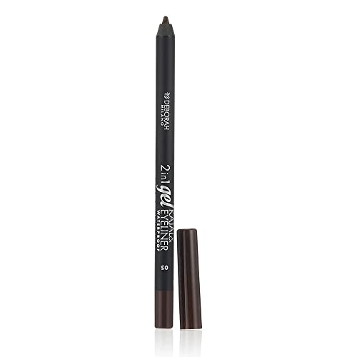 DEBORAH 2in1 Gel Kajal Eyeliner Waterproof 05 Marrone Cosmetici Cover