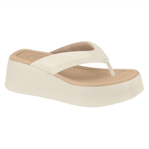 Sandália Tamanco Beira Rio Feminina Conforto Plataforma Moda (Branco Off, BR, Adulto, Numérico, 35)