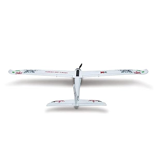 Frenchsh Barnleksak 2,4Ghz fjärrkontrollflygplan, A800 RC-flygplan EPO fastvingade 5-kanals glidflygplan 3D/6G-läge Flyg i 20 minuter Redo att flyga RC-flygplan för barn Pojkar Vuxen nybörjare