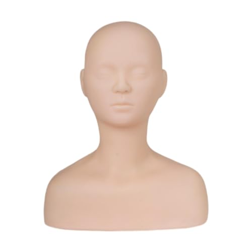Tête de mannequin de formation pratique lavable pour perfectionner le modelage facial SPA