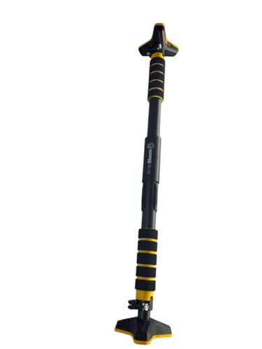 Image of DOORWAY PULL UP BAR FOR HOME WORKOUT, ADJUSTABLE NO-SCREW MECHANISM, NON-SLIP FOAM GRIP, HEAVY DUTY 200KG LOAD CAPACITY, UPPER BODY EXERCISE EQUIPMENT FOR MEN AND WOMEN