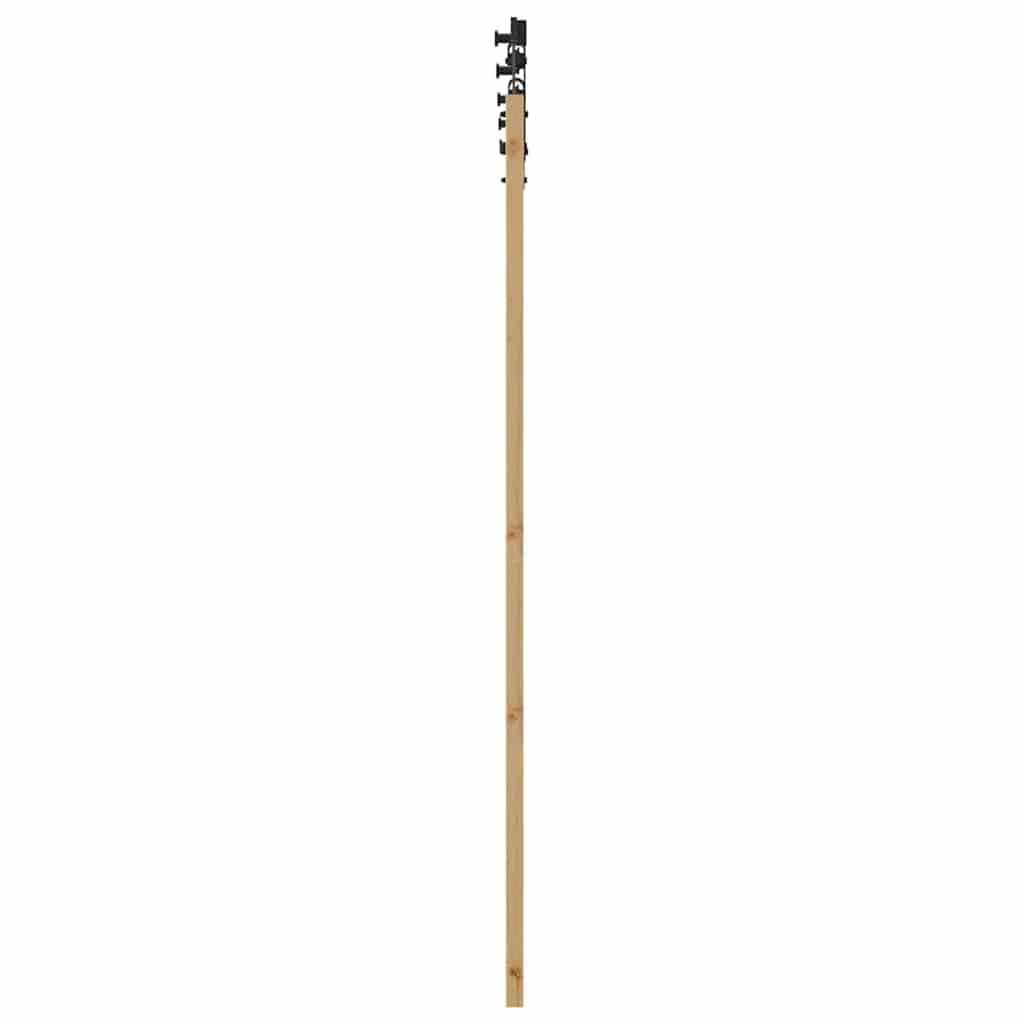 Drzwi przesuwne ORKDAL naturalne z litego drewna sosnowego i szkła, 73,5 x 198,5 cm, z cichą technologią przesuwania, do sypialni i salonu, łącznie z szyną i akcesoriami, trwałe i oszczędzające