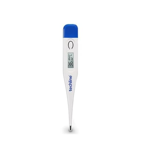 Termômetros Clínico Digital Resistente A Água Para Cuidados Com A Saúde Rápido 30 Segundos Branco e Azul