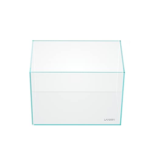 Image of LANDEN 36N 5 Gallon Rimless Low Iron Aquarium Tank, 14.2 inch W x 8.7 inch D x 10.2 inch H (36cm x 22cm x 26cm) 5mm Thickness with Black Nano Foam Leveling mat Included