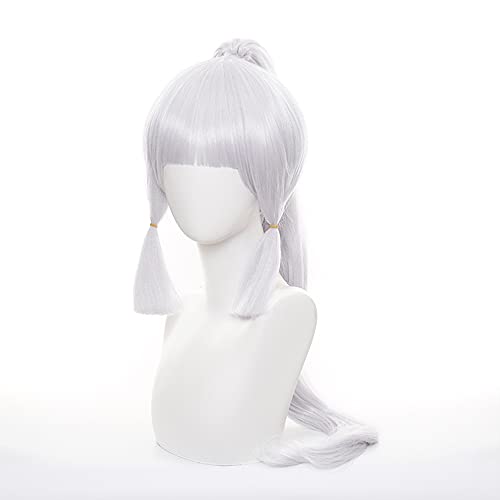 OSIAS Kamisato Ayaka Genshin Impact Cosplay Wig for Woman and Girls, Kamisato Ayaka Wig - Image 3