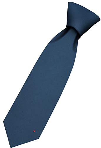 Cravate en laine pour homme I LUV LTD bleu vintage en pure laine tissée en Écosse