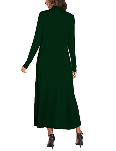 Image of Bluetime Women Floor Length Open Front Cardigan