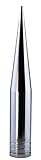 TRUE SPIKE Fat Spike Chrome Antenna in Heavy Gauge CNC Machined Billet Aluminum Short Compatible with Chevy Silverado 1500 2500 3500 07-20