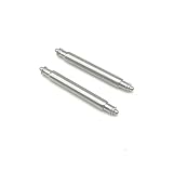 Generico Barre a Molla Spring bar Cinturini Orologi, Acciaio Inossidabile 316L, Diametri 2mm e 2,5mm per cinturino 20mm 22mm ONE MORE STRAP Qualità premium, Super resistenti (2,5mm, 22mm, 1 Coppia)