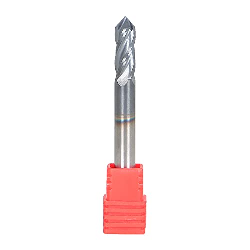 Image of kimllier 1 /4 Inch 4 Flute Helix Carbide Square End Mill Tialn Coated 90 Degree CNC Square Nose End Mill Bits Straight Shank Drill Bits