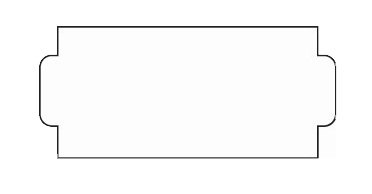 NOR 24x11mm White Permanent Labels (54k) for NOR 3/9 D Price Gun