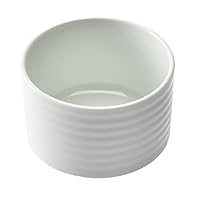 Amazon｜白磁 筒型飯器（小） [103×74mm] | おひつ、飯台｜飯碗