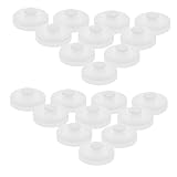 MAJORMENCH 40個 プラスチック製二重構造プーリー ギア付きベルト用滑車 車両 モーター用パーツ 耐摩耗設計で多用途対応