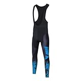 UGLY FROG Invierno Culote Ciclismo Hombre Largo Culote Bicicleta Montaña/MTB Maillot de Ciclismo Pantalón con Tirantes, Thermal Secado Rápido RKMY01