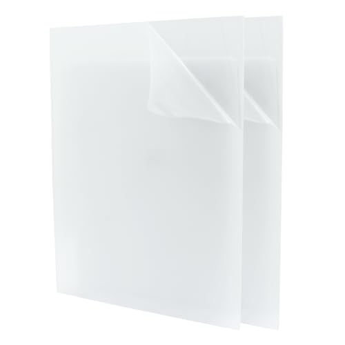 Image of Hitefu 6 Pack Clear Acrylic Sheets 0.08 inch Thick 6 inch x 8 inch | Transparent Plastic Plexiglass Panels, Protective Cover, For Signs & Photo Frames, Art Craft & DIY Display Projects