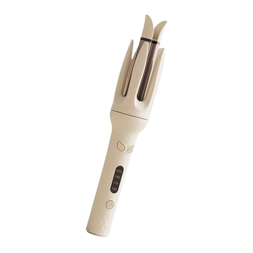 Image of Bnf 28mm Automatic Hair Curler Self Rotating Curling Iron for Ladies Girls Women light yellow Health & Beauty Hair Care & Styling Straightening & Curling Irons