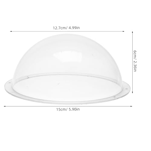 Cubierta para cámara CCTV transparente acrílica impermeable de instalación rápida 2