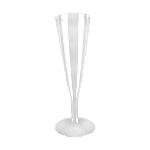 Palucart Flute 20 copas transparentes 140 cc resistentes fácilmente montables Cover