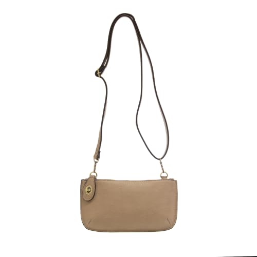 Image of Joy Susan Women's Fashion Purse Mini Crossbody Wristlet Clutch Handbag - Mushroom
