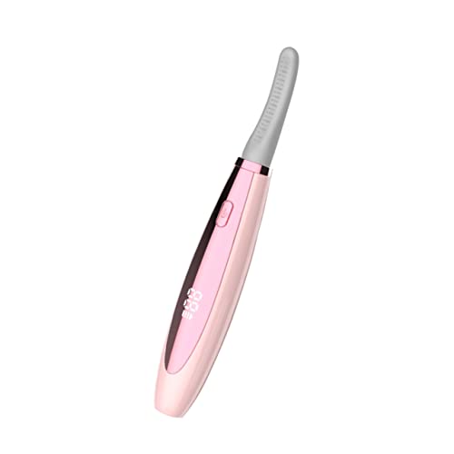 VALICLUD Heated Eyelash Curler Electric Lash Curling Tool Women's Beauty Essential Non-Slip Handle Natural Curls
