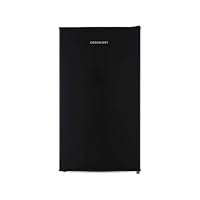 Cookology UCIF93BK Freestanding under counter Fridge in Black - 93 Litre Capacity - Adjustable Temperature Control & Legs - With Chiller Box