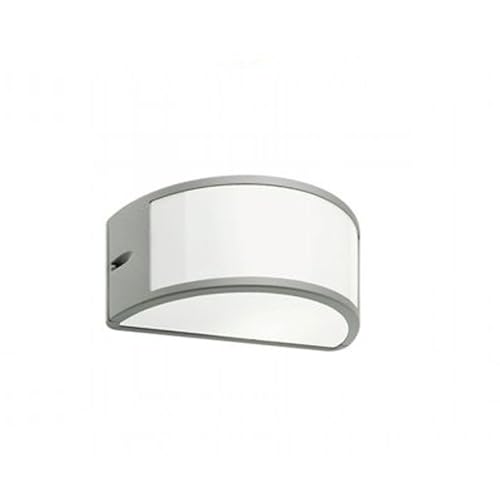 Applique 'Umbe' Tipo Aperto. Struttura In Pressofusione Di Alluminio. Trattamento Anticorrosivo, Verniciatura A Polveri Epossidiche. Diffusore In Policarbonato Opalino, Riflettore Interno In Alluminio. Adatta Per Lampade Ad Incandescenza E A Risparmio Ene