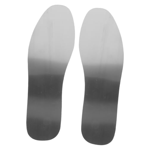 BESPORTBLE 1 Par Plantillas anti-uñas plantillas para mujer zapatos de mujer plantillas de zapatos de hombre trabajar plantillas de zapatos de las mujeres plantilla de acero inoxidable Plata