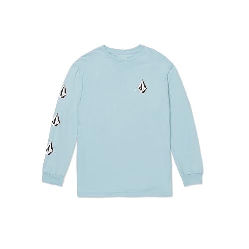 Volcom Little Boys Toddler Iconic Stone Long Sleeve Tee, Sea Blue