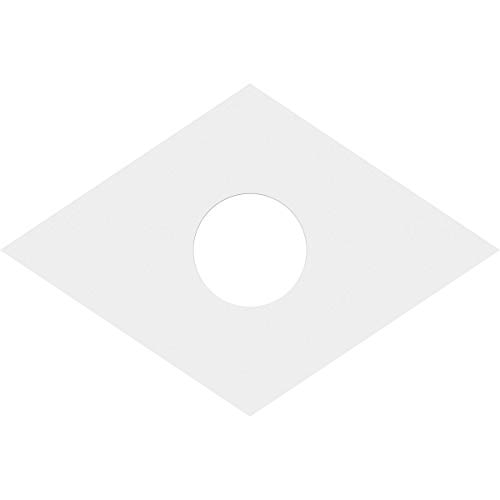 Image of Ekena Millwork CMP22X14DD-05000 Diamond Architectural Grade PVC Contemporary Urethane Ceiling Medallions 22 inchW x 14 5 /8 inchH x 5 inchID x 7 3 /4 inchC x 1 inchP