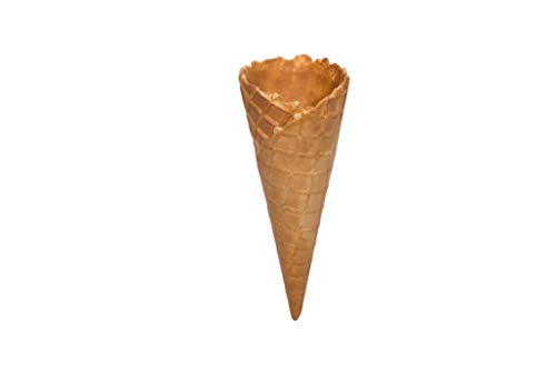 PJaspert Eiswaffeln | Eishörnchen - Dänische Hörnchen "Crispy" 130x50mm (20 Stück) Cover