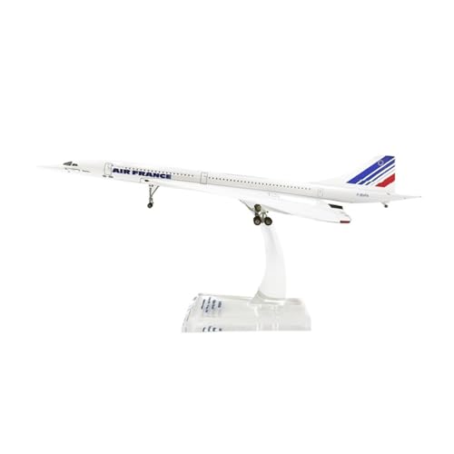 Modelo de avión Concorde de Francia a escala 1:200 hecho de metal para colección y exhibición