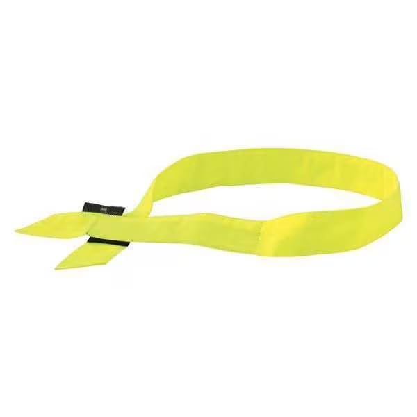 MOLLIFII Bandana, Lime, Solid, Hook-and-Loop, Mfr: 6705-A