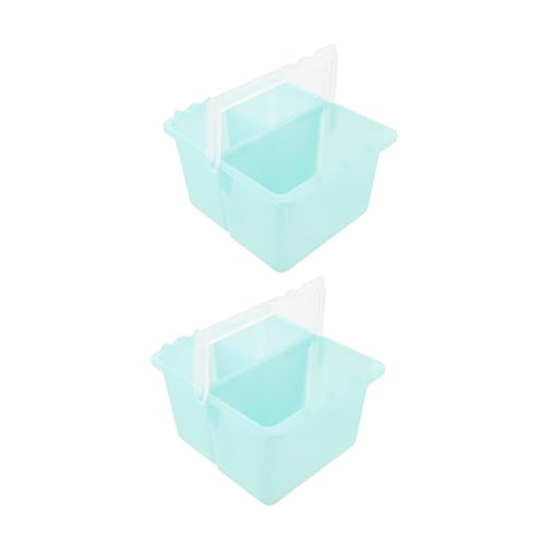 BEBEMOKO 2pcs Artist Brush Basins Portable Painting Brush Washer Holder for Art Supplies