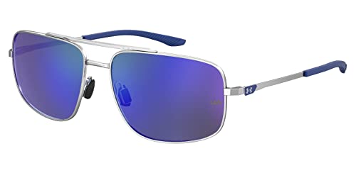 Under Armour Mens Ua Impulse Sunglasses, Royal Blue Palladium, 59mm 16mm US