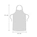 Parts Express 50 Pcs Clear Plastic Polyethylene Waterproof Disposable Aprons For Cooking, Painting