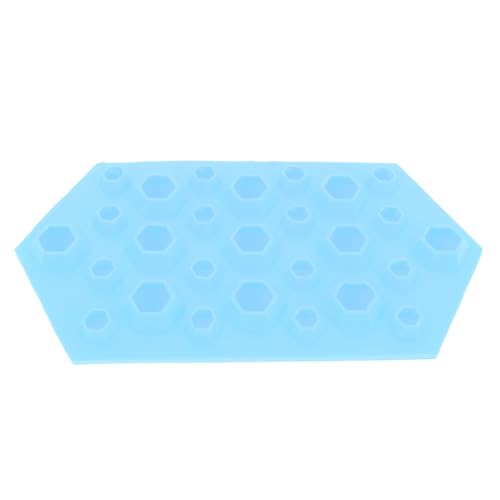 Molde de silicona para cubos de hielo forma diamante miniatura 1