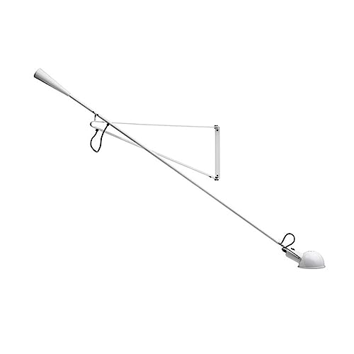 Luz de imagen Lámpara de pared Led de poste largo nórdico posmoderno, diseño italiano, brazo largo oscilante, Retro, salón, estudio, decoración de pared, aplique de iluminación Fácil instalación ( Col
