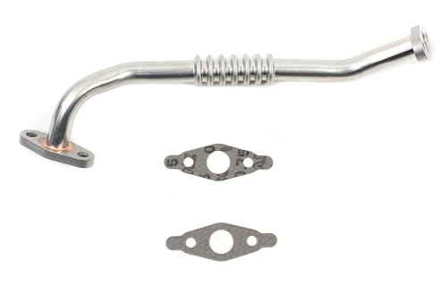 Image of Genuine OEM 28245-2G400 Oil Hose with Two Gaskets Set / 282452G400 for Hyundai Santa Fe 13-16 Sonata 11-14 Kia Sportage 11-16 Optima 11-15