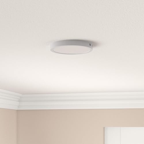 Image of D'Mak 8 Watt Round LED Surface Panel Light Warm White (Pack of 1)
