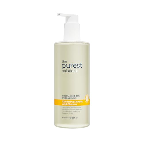 The Purest Solutions 0,5% de ácido salicílico + 1% de niacinamida limpiador exfoliante (400 ml)