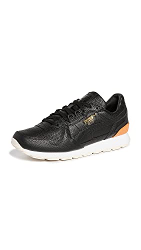 PUMA Mens Rx 737 Premium Lace Up Sneakers Shoes Casual - Black