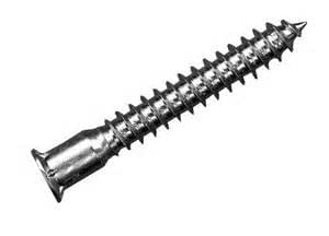 7 mm x 50 mm Highpoint Confirmat Screws, Pozi-Flat Head, Zinc Finish