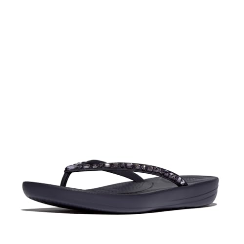 Image of FitFlop Iqushion Multi-Crystal Ergonomic Flip-Flops