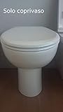  Coprivaso copriwater originale per sanitari bagno Erika Pro frenato di Hatria