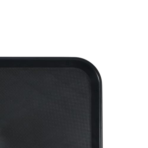 Image of Forge Printech Small Plastic Tray 10x14 Black, use in Home and Kitchen, Durable Plastic Tray for Multi Purpose, Ideal for Serving Beverages and Food (1, Black)