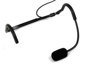 Trantec MIC-X66-BK HM-66 Aerobic Headworn Microphone cw Black goosen