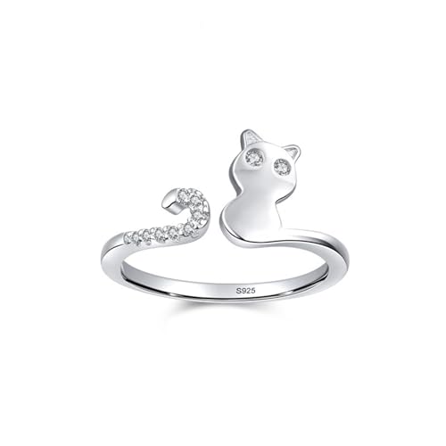 Bague en argent 925 femme avec zircone ronde éclatante de style alliance chic