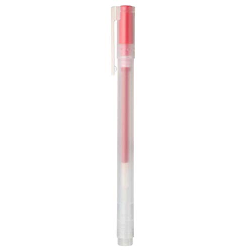Bolígrafos de gel MUJI 0.38 mm rojo pack 10 unidades miniatura 1