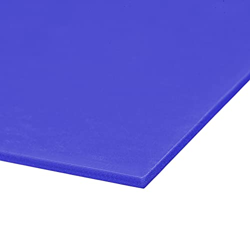 PVC AZUL espumado semirigido 3mm láminas hojas tableros plástico. Decoración, arte, vinyls, soportes, manualidades, cartel, poster, tapas, rotulos (1m2 (100x100 cms, 1 ud))