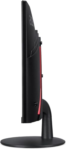 Image of Acer Nitro ED240Q 24-Inch 1500R Curved FHD Monitor | FreeSync, 1ms Response Time, ZeroFrame Design, HDMI, VGA, VESA Mount (100mm) & Dockztorm USB Port Expander Black